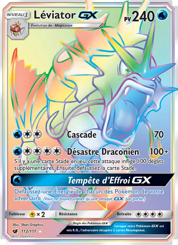 Léviator GX — carte 112 de l’extension Invasion Carmin