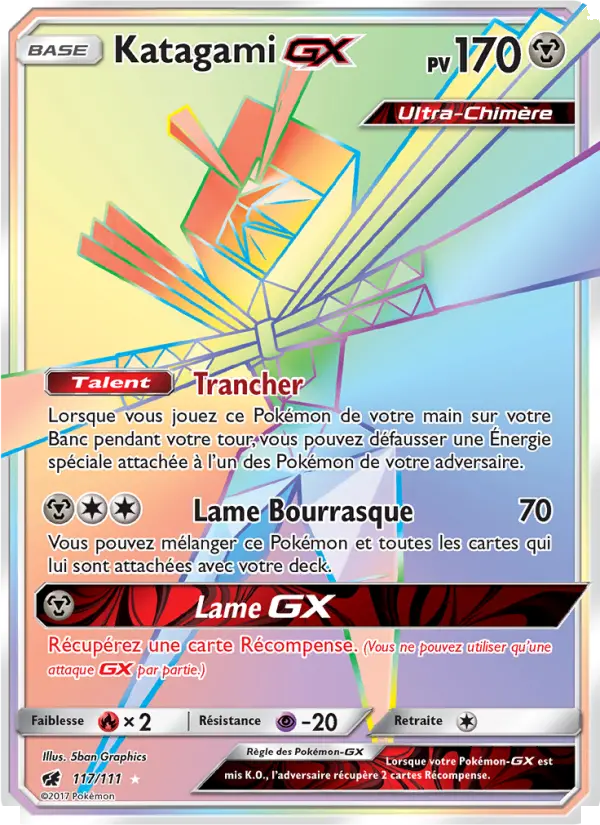 Katagami GX — carte 117 de l’extension Invasion Carmin