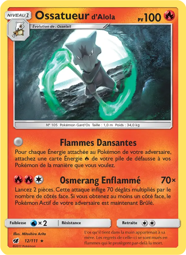 Ossatueur d’Alola — carte 12 de l’extension Invasion Carmin