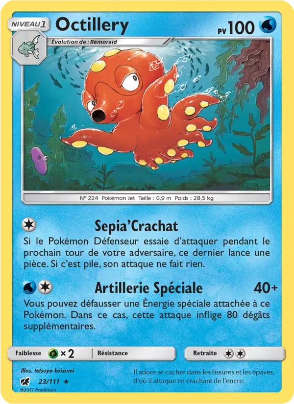 Octillery — carte 23 de l’extension Invasion Carmin