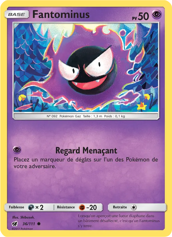 Fantominus — carte 36 de l’extension Invasion Carmin