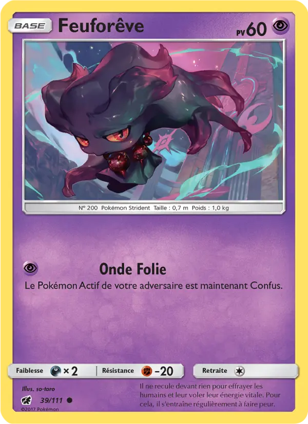 Feuforêve — carte 39 de l’extension Invasion Carmin