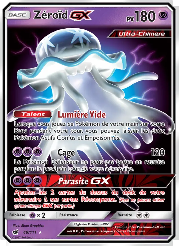 Zéroïd GX — carte 49 de l’extension Invasion Carmin
