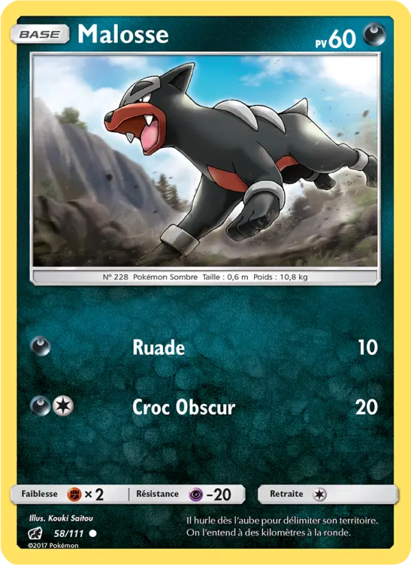 Malosse — carte 58 de l’extension Invasion Carmin