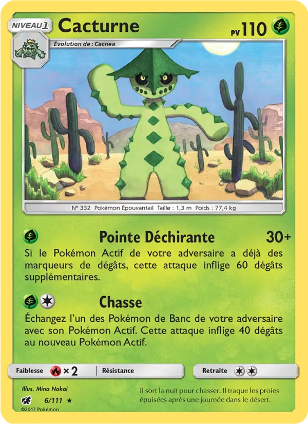 Cacturne — carte 6 de l’extension Invasion Carmin