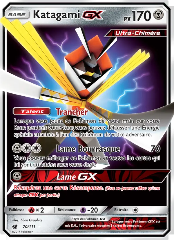 Katagami GX — carte 70 de l’extension Invasion Carmin