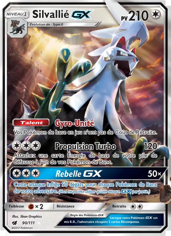 Silvallié GX — carte 90 de l’extension Invasion Carmin
