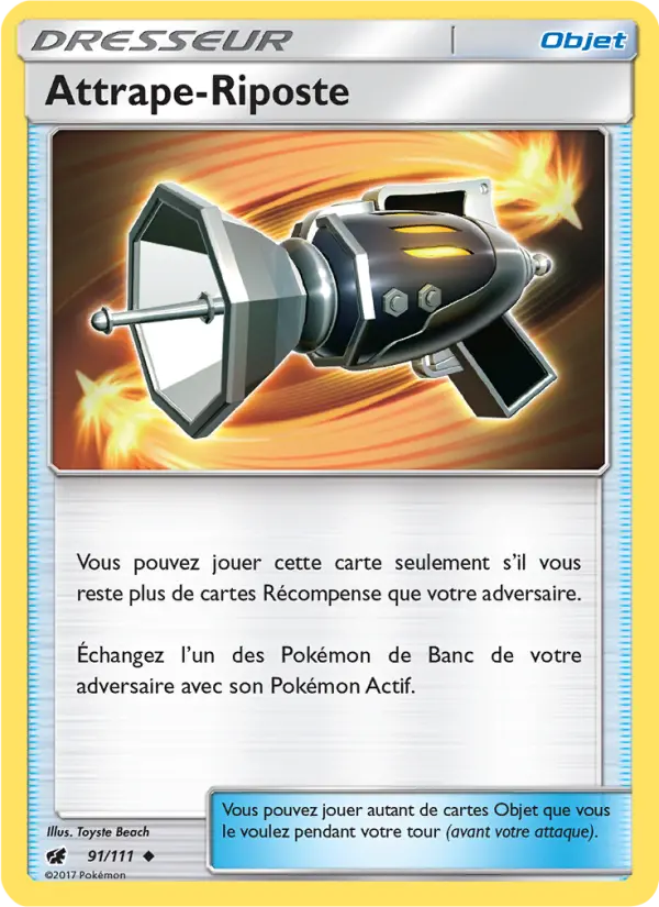 Attrape-Riposte — carte 91 de l’extension Invasion Carmin