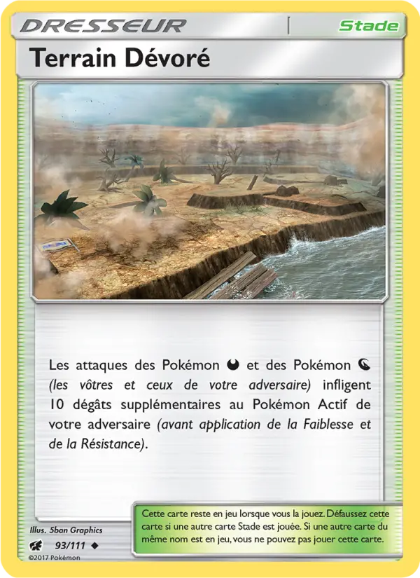 Terrain Dévoré — carte 93 de l’extension Invasion Carmin