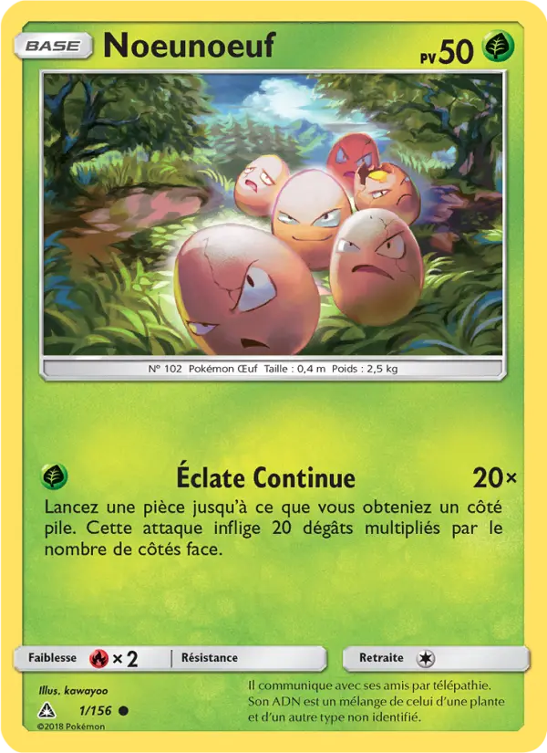 Noeunoeuf — carte 1 de l’extension Ultra-Prisme