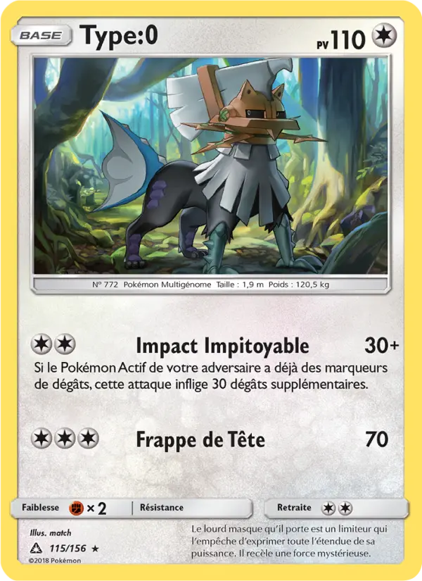 Type:0 — carte 115 de l’extension Ultra-Prisme