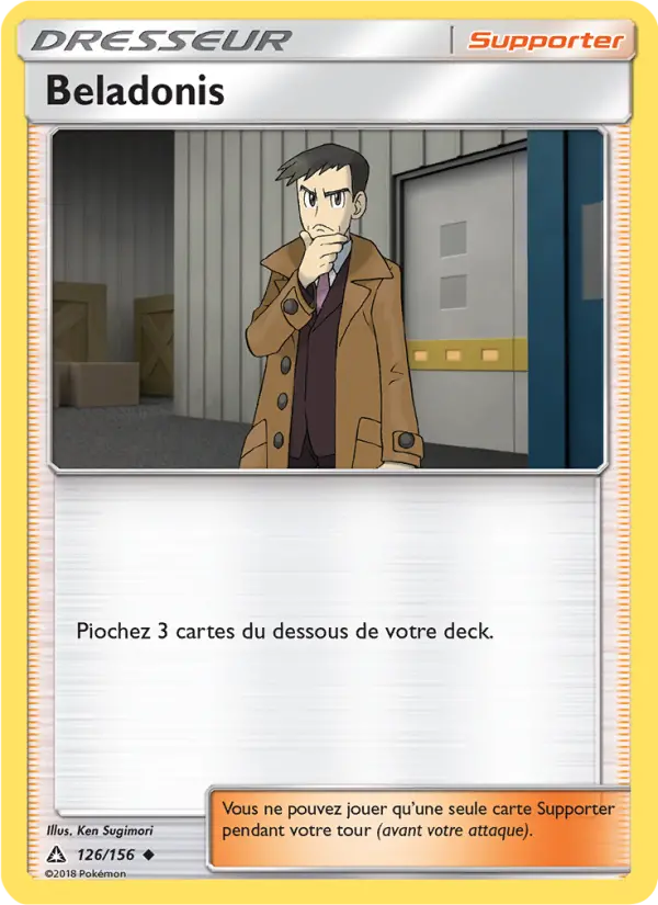 Beladonis — carte 126 de l’extension Ultra-Prisme
