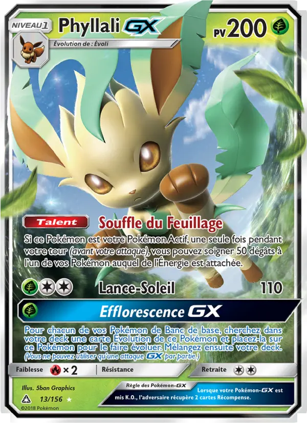 Phyllali GX — carte 13 de l’extension Ultra-Prisme
