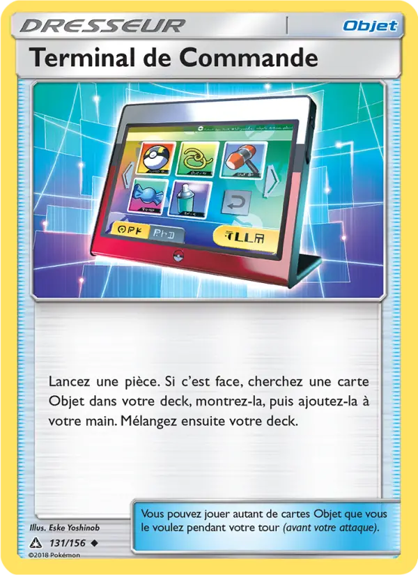 Terminal de Commande — carte 131 de l’extension Ultra-Prisme