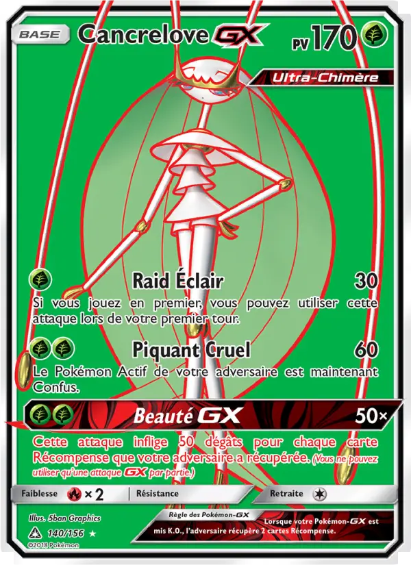 Cancrelove GX — carte 140 de l’extension Ultra-Prisme