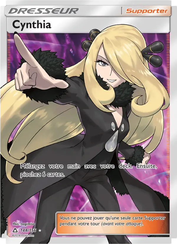Cynthia — carte 148 de l’extension Ultra-Prisme