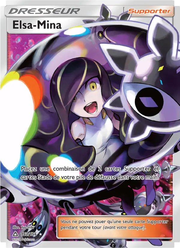 Elsa-Mina — carte 153 de l’extension Ultra-Prisme