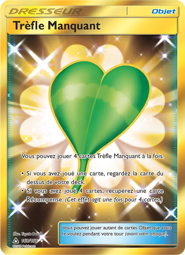 Trèfle Manquant — carte 168 de l’extension Ultra-Prisme