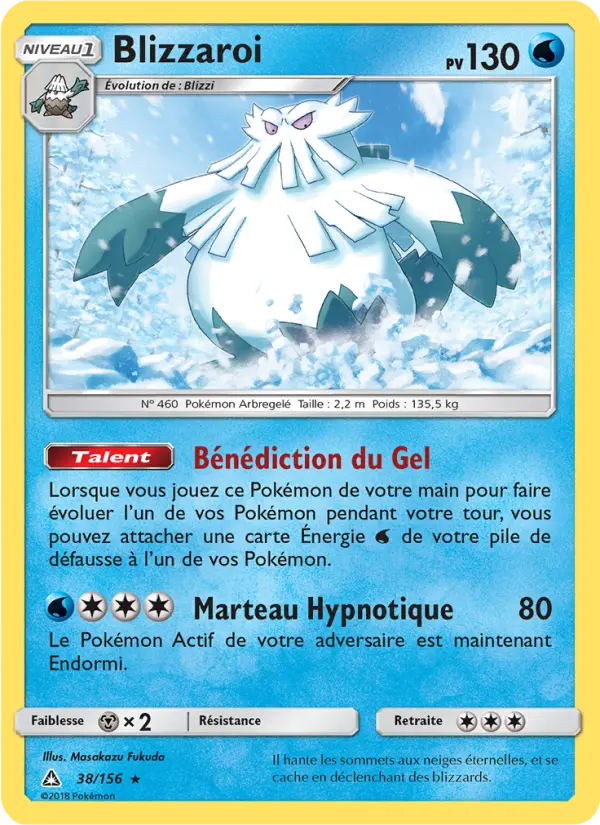 Blizzaroi — carte 38 de l’extension Ultra-Prisme