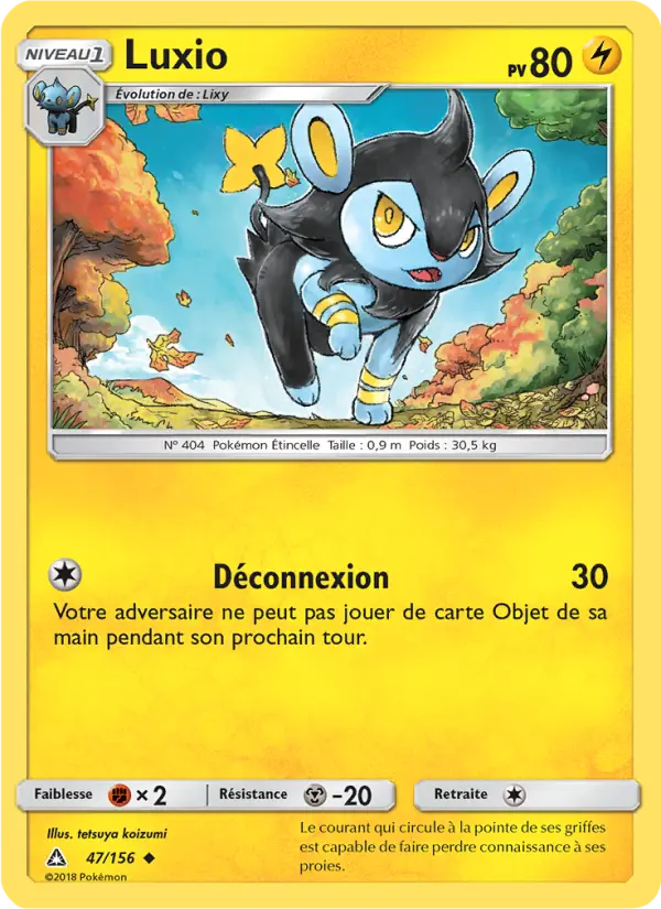 Luxio — carte 47 de l’extension Ultra-Prisme