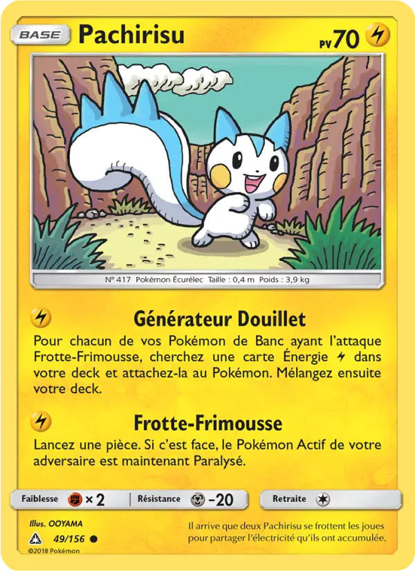 Pachirisu — carte 49 de l’extension Ultra-Prisme