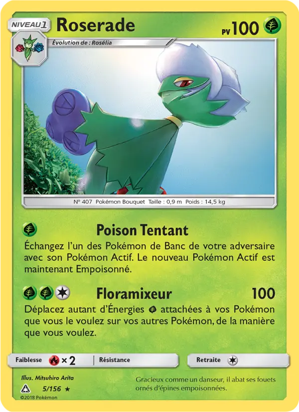 Roserade — carte 5 de l’extension Ultra-Prisme