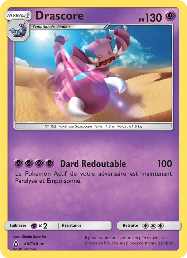 Drascore — carte 55 de l’extension Ultra-Prisme