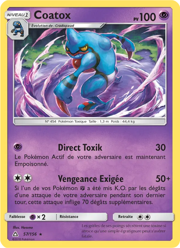 Coatox — carte 57 de l’extension Ultra-Prisme