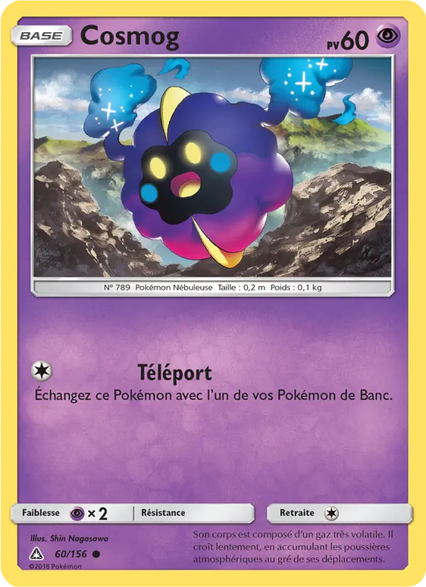 Cosmog — carte 60 de l’extension Ultra-Prisme
