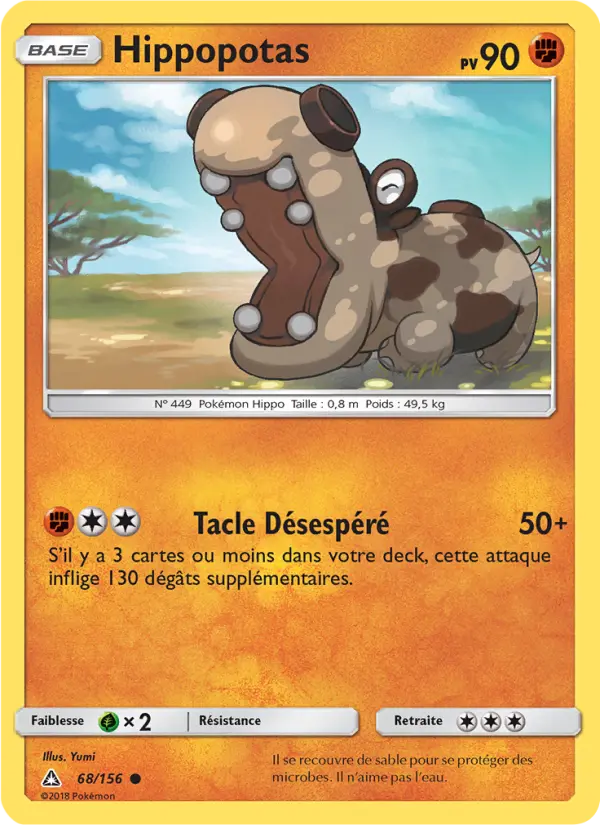 Hippopotas — carte 68 de l’extension Ultra-Prisme