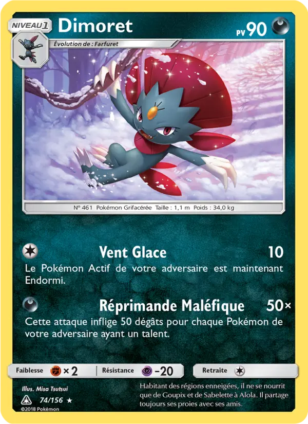 Dimoret — carte 74 de l’extension Ultra-Prisme