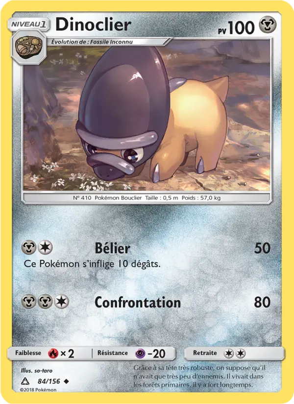 Dinoclier — carte 84 de l’extension Ultra-Prisme