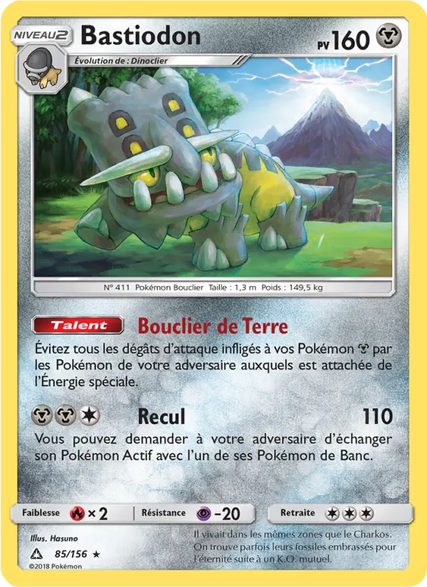 Bastiodon — carte 85 de l’extension Ultra-Prisme