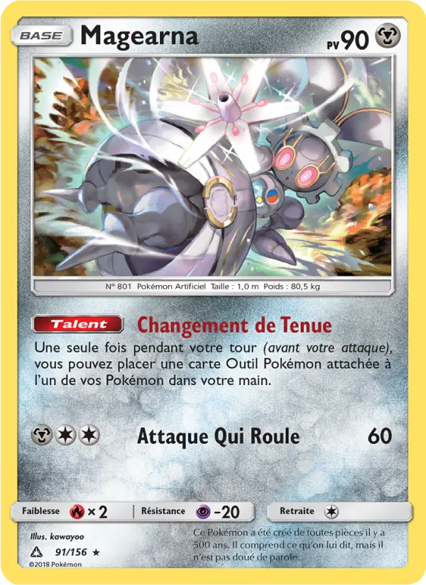 Magearna — carte 91 de l’extension Ultra-Prisme