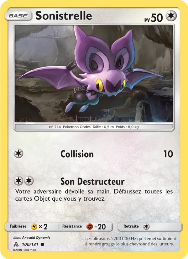 Sonistrelle — carte 100 de l’extension Lumière Interdite