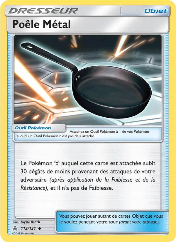 Poêle Métal — carte 112 de l’extension Lumière Interdite