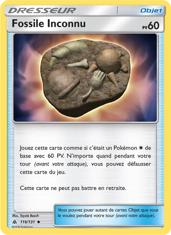 Fossile Inconnu — carte 116 de l’extension Lumière Interdite