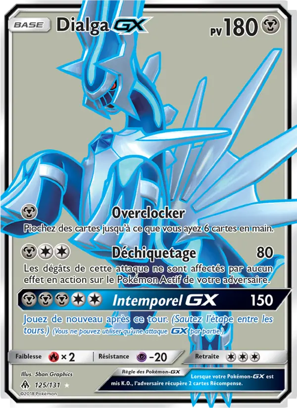 Dialga GX — carte 125 de l’extension Lumière Interdite