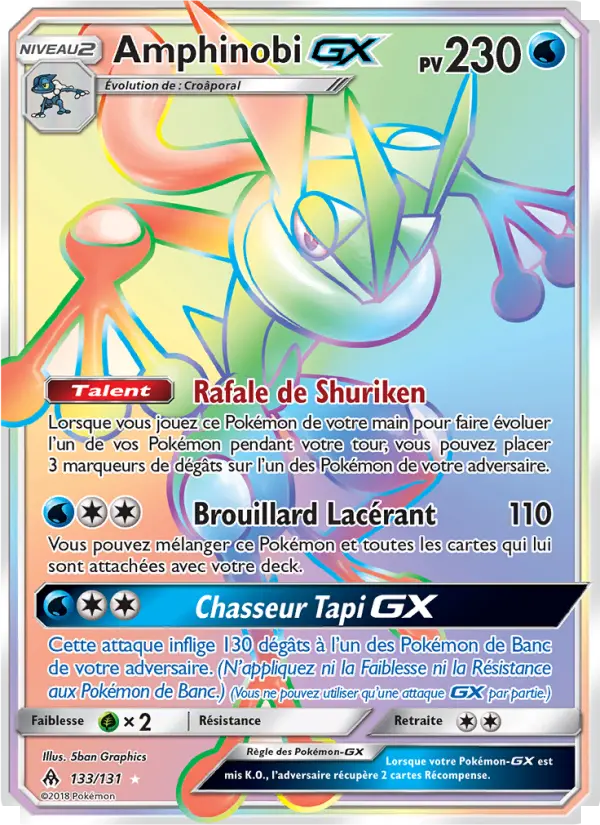 Amphinobi GX — carte 133 de l’extension Lumière Interdite