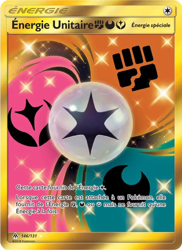 Énergie Unitaire FightingDarknessFairy — carte 146 de l’extension Lumière Interdite