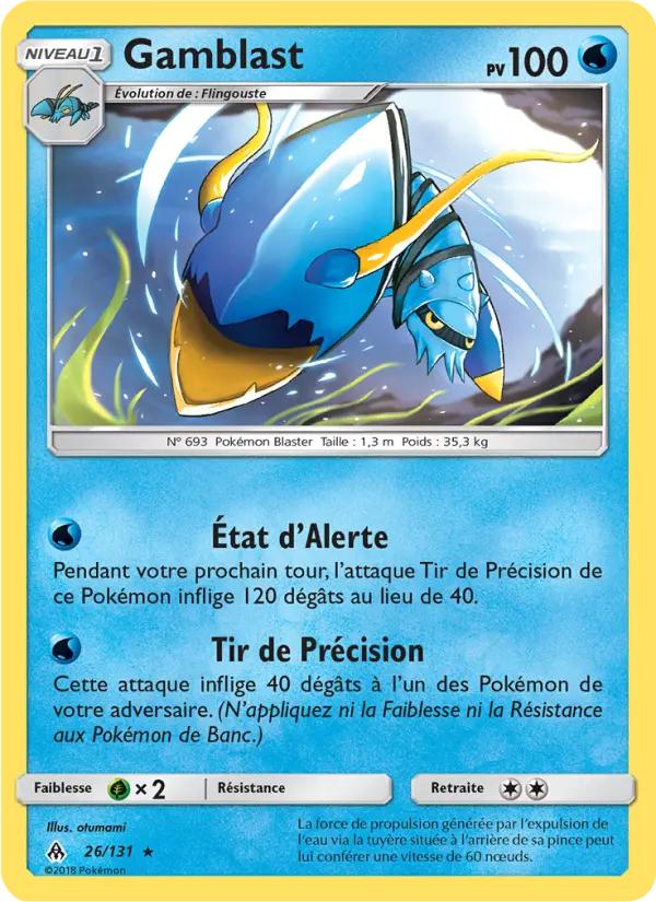 Gamblast — carte 26 de l’extension Lumière Interdite