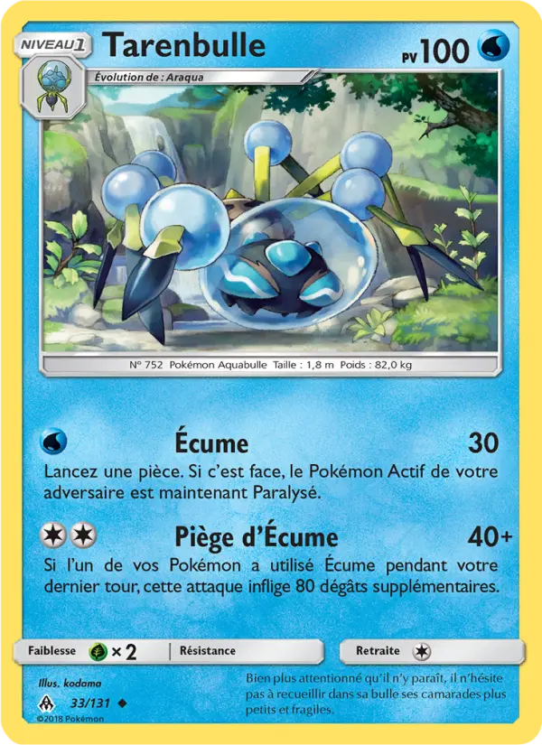 Tarenbulle — carte 33 de l’extension Lumière Interdite