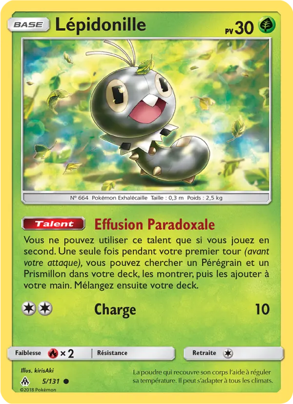 Lépidonille — carte 5 de l’extension Lumière Interdite