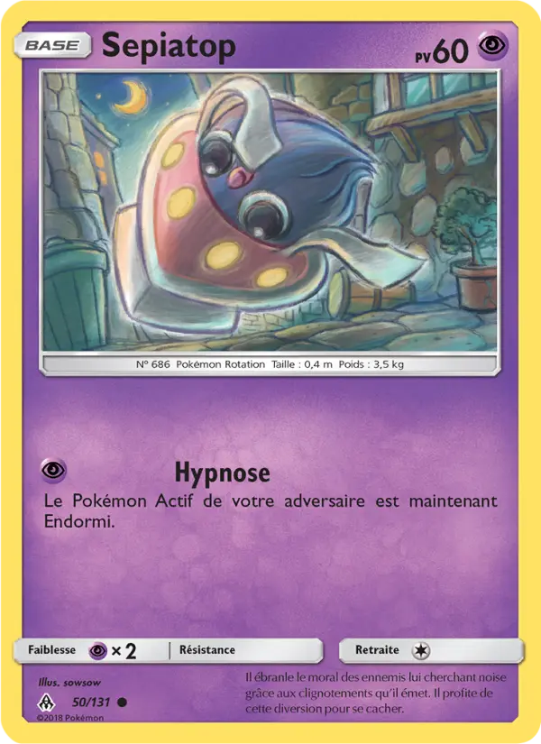 Sepiatop — carte 50 de l’extension Lumière Interdite