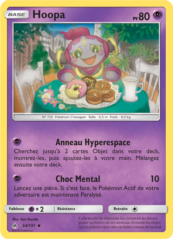 Hoopa — carte 54 de l’extension Lumière Interdite