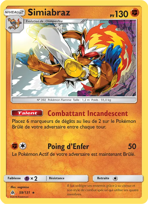 Simiabraz — carte 59 de l’extension Lumière Interdite