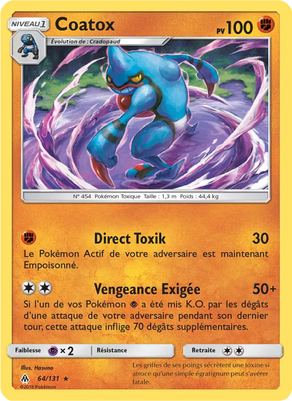 Coatox — carte 64 de l’extension Lumière Interdite