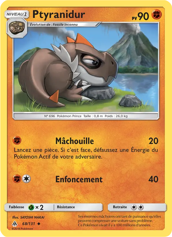 Ptyranidur — carte 68 de l’extension Lumière Interdite