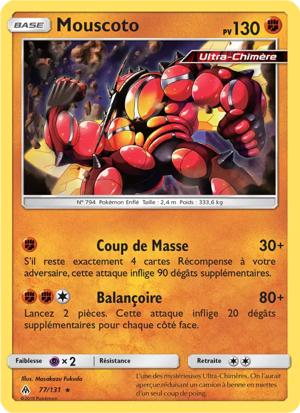 Mouscoto — carte 77 de l’extension Lumière Interdite