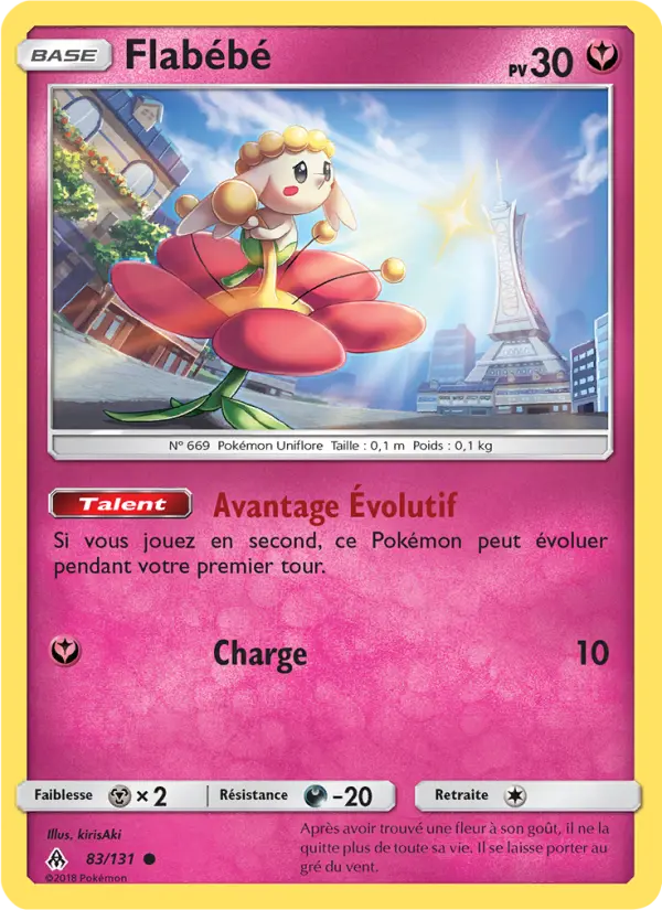 Flabébé — carte 83 de l’extension Lumière Interdite